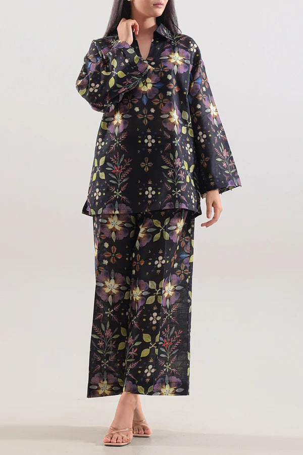 Saya Premium Khaddar 2-Piece Suit – Exclusive Printed Cotton Khaddar Shirt & Trouser